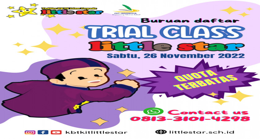 Trial Class Little Star Gelombang 1